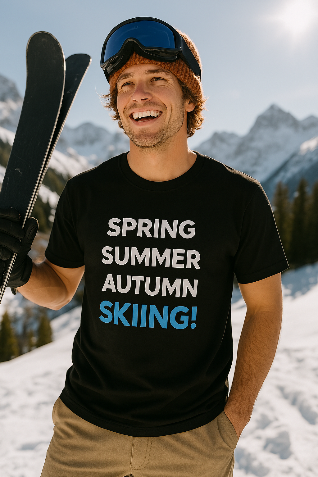 Spring, Summer, Autumn, Skiing!