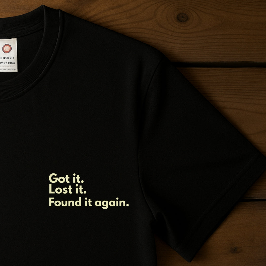 Got it. Lost it. Found it Again