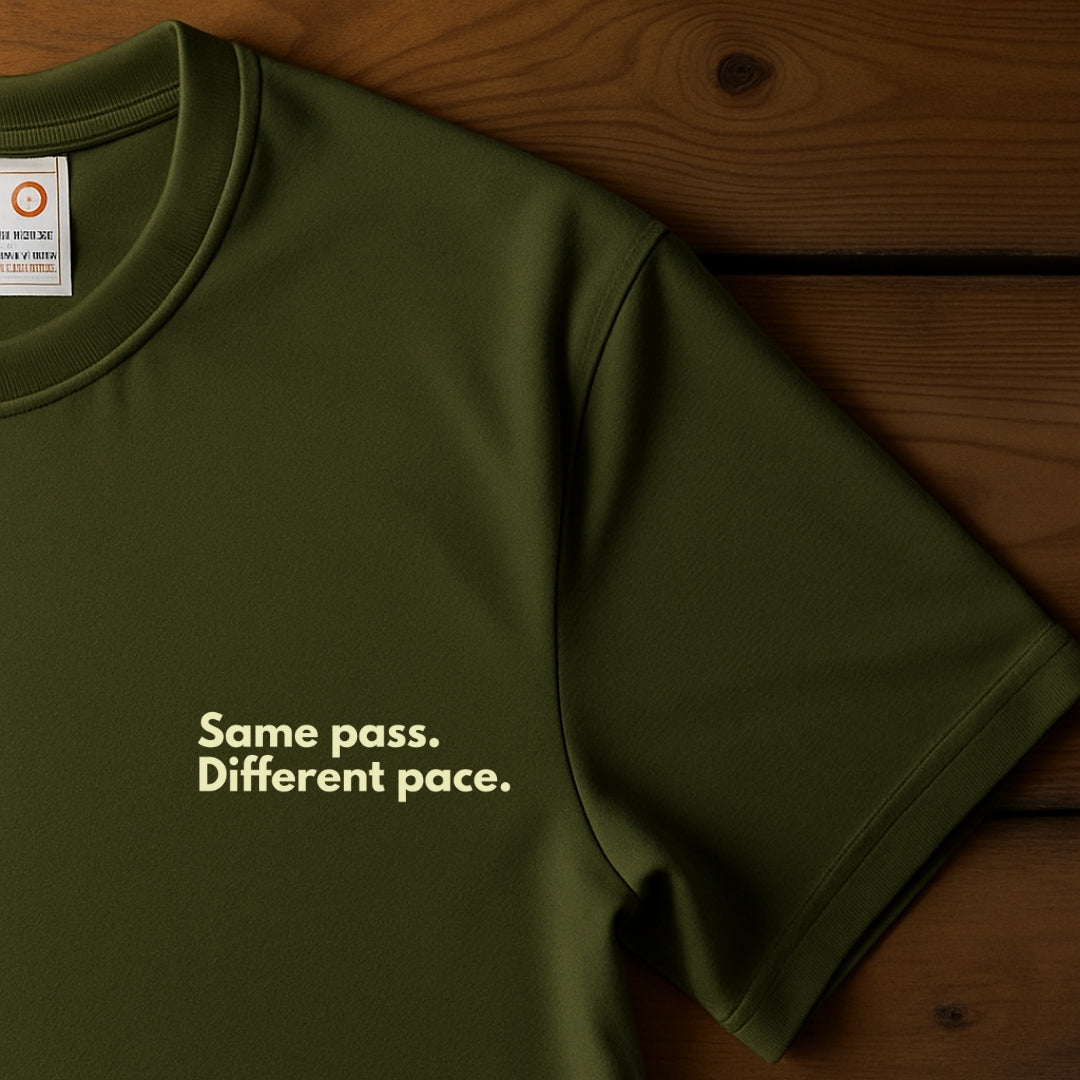 Same Pass. Different Pace.