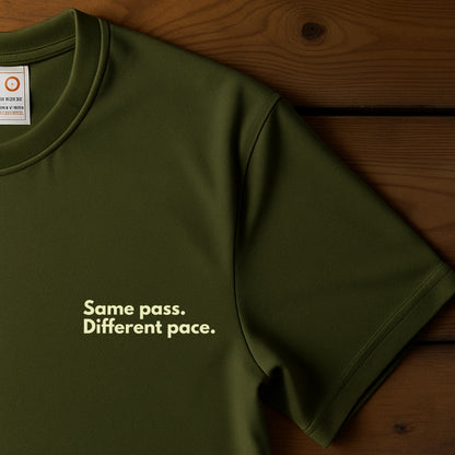 Same Pass. Different Pace.