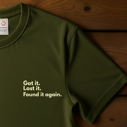 Got it. Lost it. Found it Again