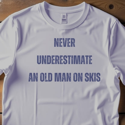 Old Man on Skis