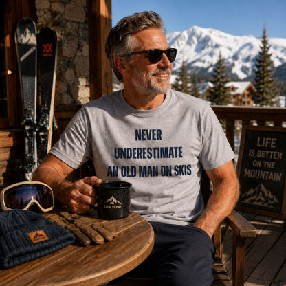 Old Man on Skis