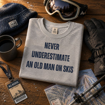 Old Man on Skis