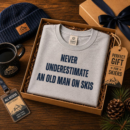 Old Man on Skis