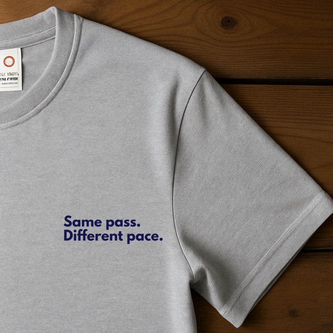 Same Pass. Different Pace.